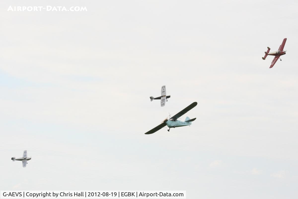 G-AEVS, 1937 Aeronca 100 C/N AB114, at the 2012 Sywell Airshow