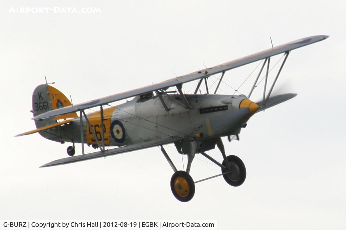 G-BURZ, 1934 Hawker Nimrod II C/N 41H-59890, at the 2012 Sywell Airshow
