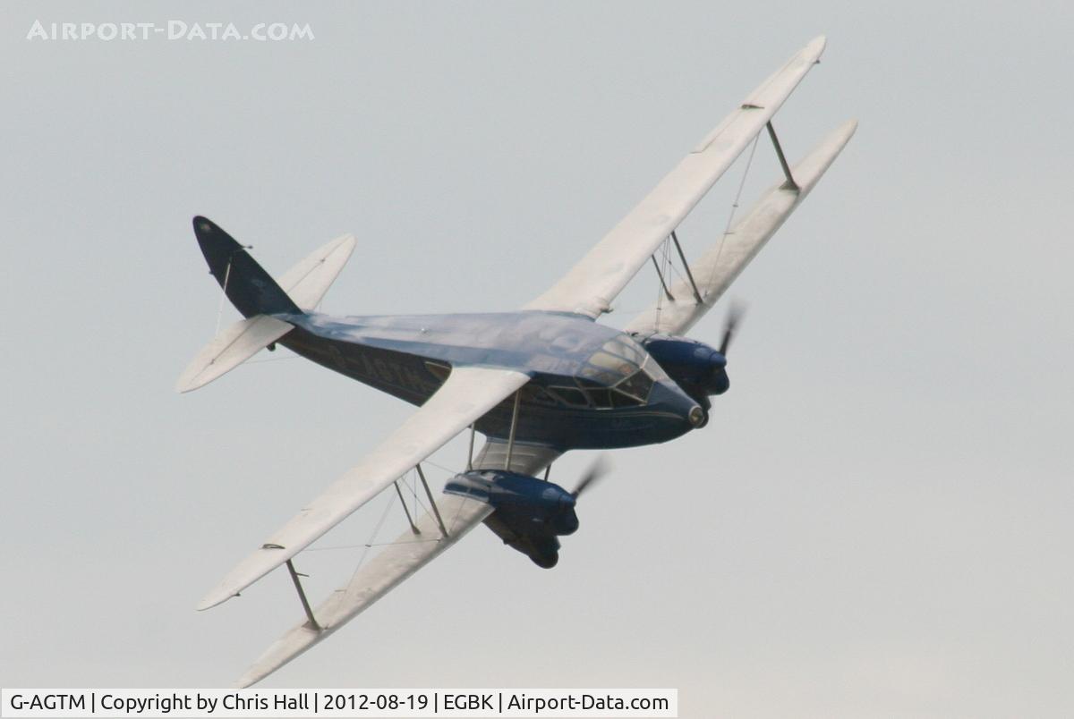 G-AGTM, 1944 De Havilland DH-89A Dominie/Dragon Rapide C/N 6746, at the 2012 Sywell Airshow