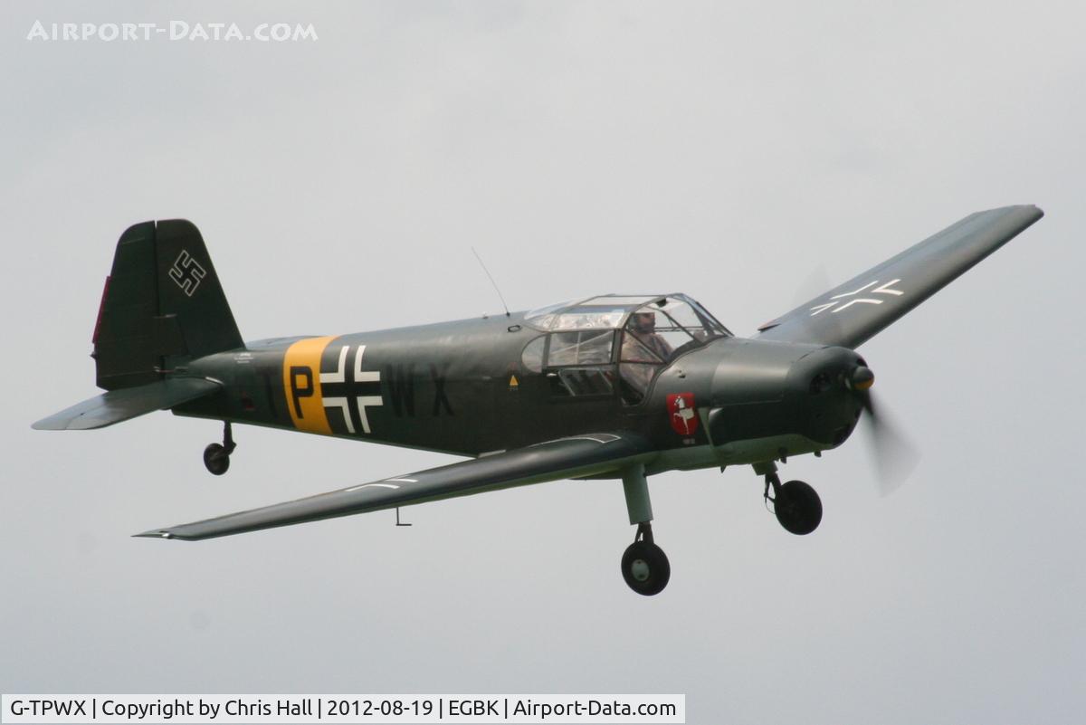 G-TPWX, 1966 Heliopolis Gomhouria Mk.6 (Bu-181) C/N 183, at the 2012 Sywell Airshow