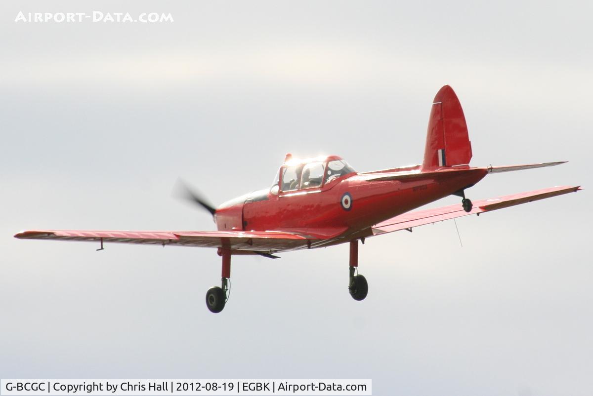 G-BCGC, 1952 De Havilland DHC-1 Chipmunk T.10 C/N C1/0776, at the 2012 Sywell Airshow