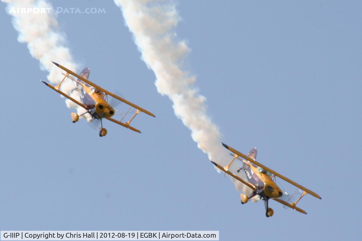 G-IIIP, 1984 Pitts S-1D Special C/N PFA 009-10195, at the 2012 Sywell Airshow