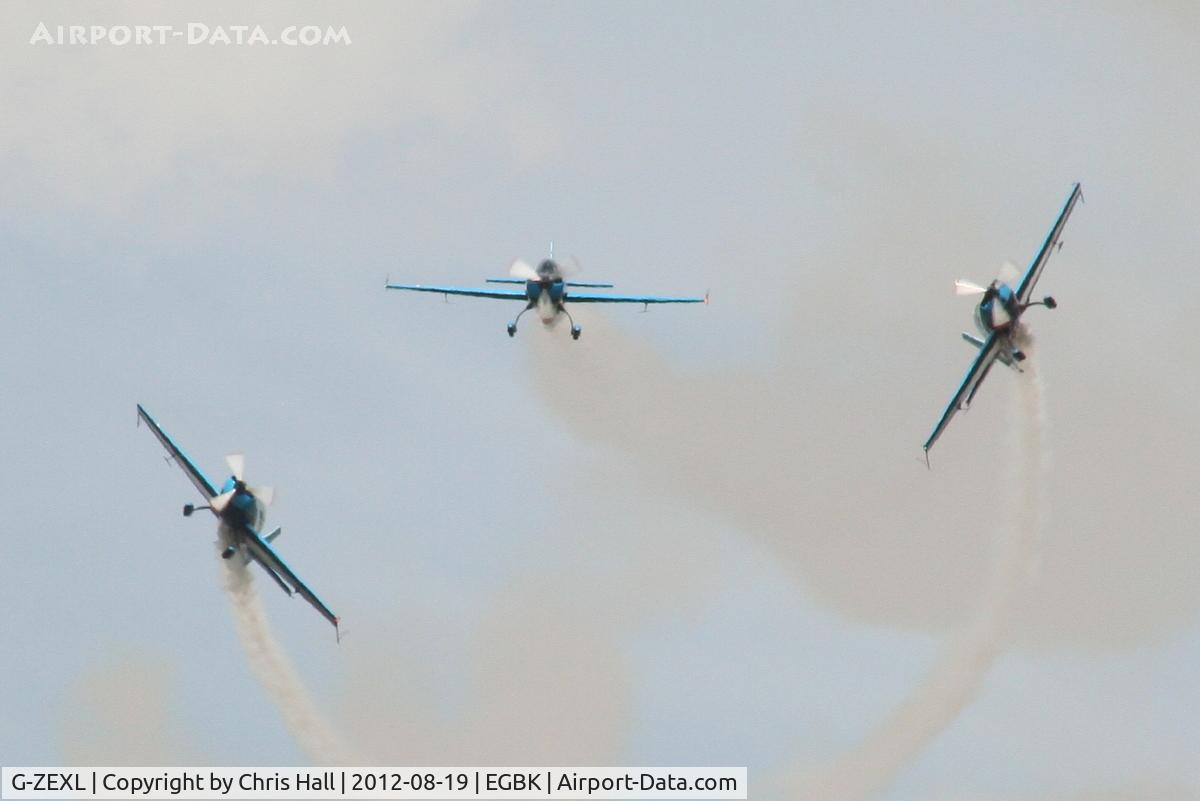 G-ZEXL, 2006 Extra EA-300L C/N 1225, at the 2012 Sywell Airshow