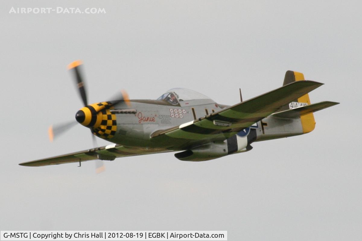 G-MSTG, 1945 North American P-51D Mustang C/N 124-48271, at the 2012 Sywell Airshow