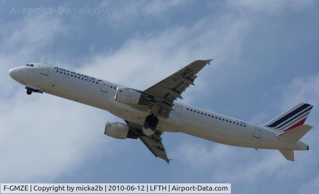 F-GMZE, 1995 Airbus A321-111 C/N 544, Take off