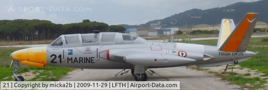 21, Fouga CM-175 Zephyr C/N 21, Stored