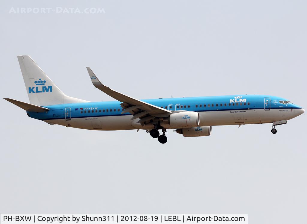 PH-BXW, 2007 Boeing 737-8K2 C/N 30360, Landing rwy 25R