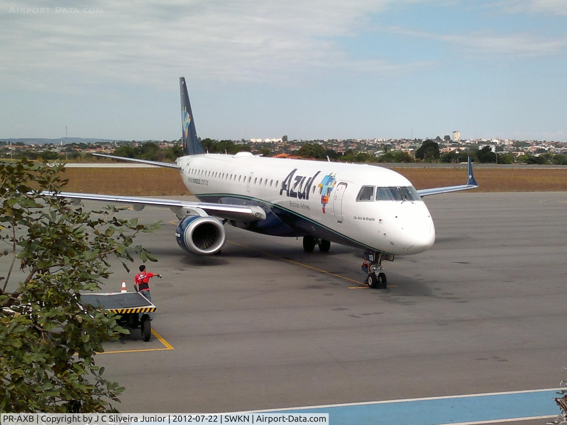 PR-AXB, 2011 Embraer 195AR (ERJ-190-200IGW) C/N 19000498, AZUL arrived SBCN