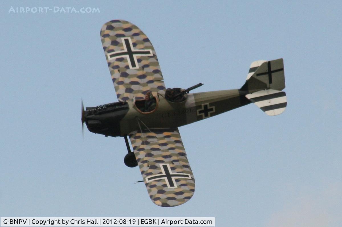 G-BNPV, 1988 Bowers Fly Baby 1A C/N PFA 016-11120, at the 2012 Sywell Airshow