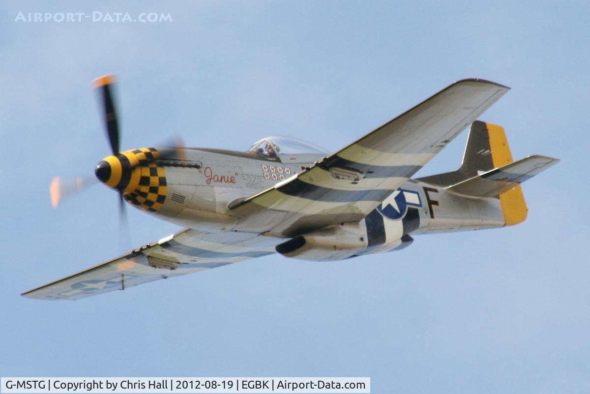 G-MSTG, 1945 North American P-51D Mustang C/N 124-48271, at the 2012 Sywell Airshow