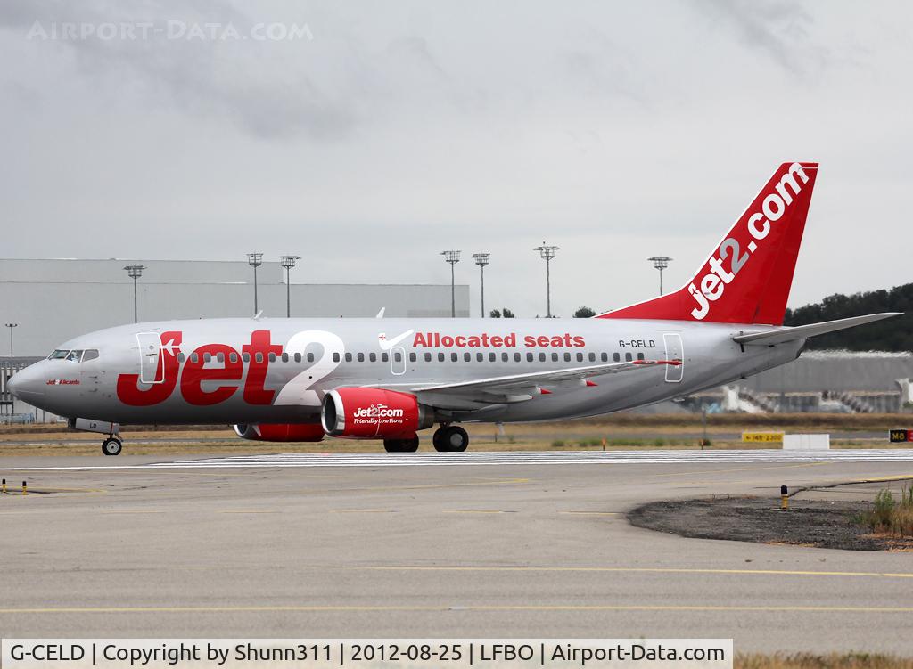 G-CELD, 1987 Boeing 737-33A C/N 23832, Taxiing to the Terminal...