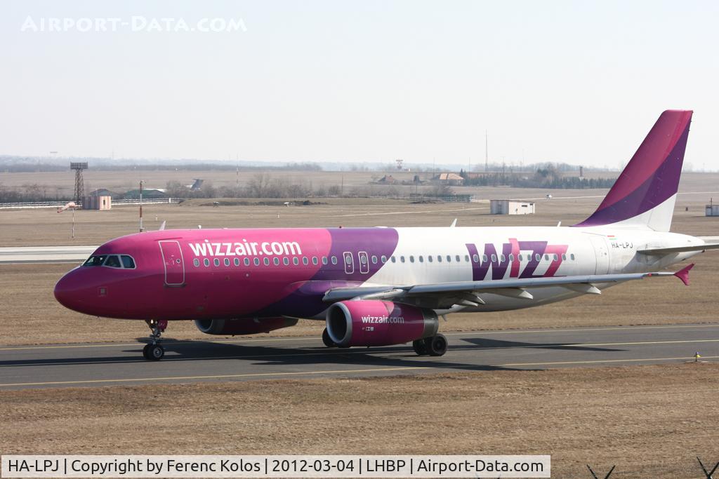 HA-LPJ, 2007 Airbus A320-232 C/N 3127, Ferihegy