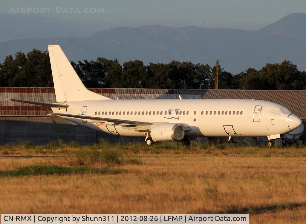 CN-RMX, 1992 Boeing 737-4B6 C/N 26526, Stored in all white without titles... Ex. Royal Air Maroc