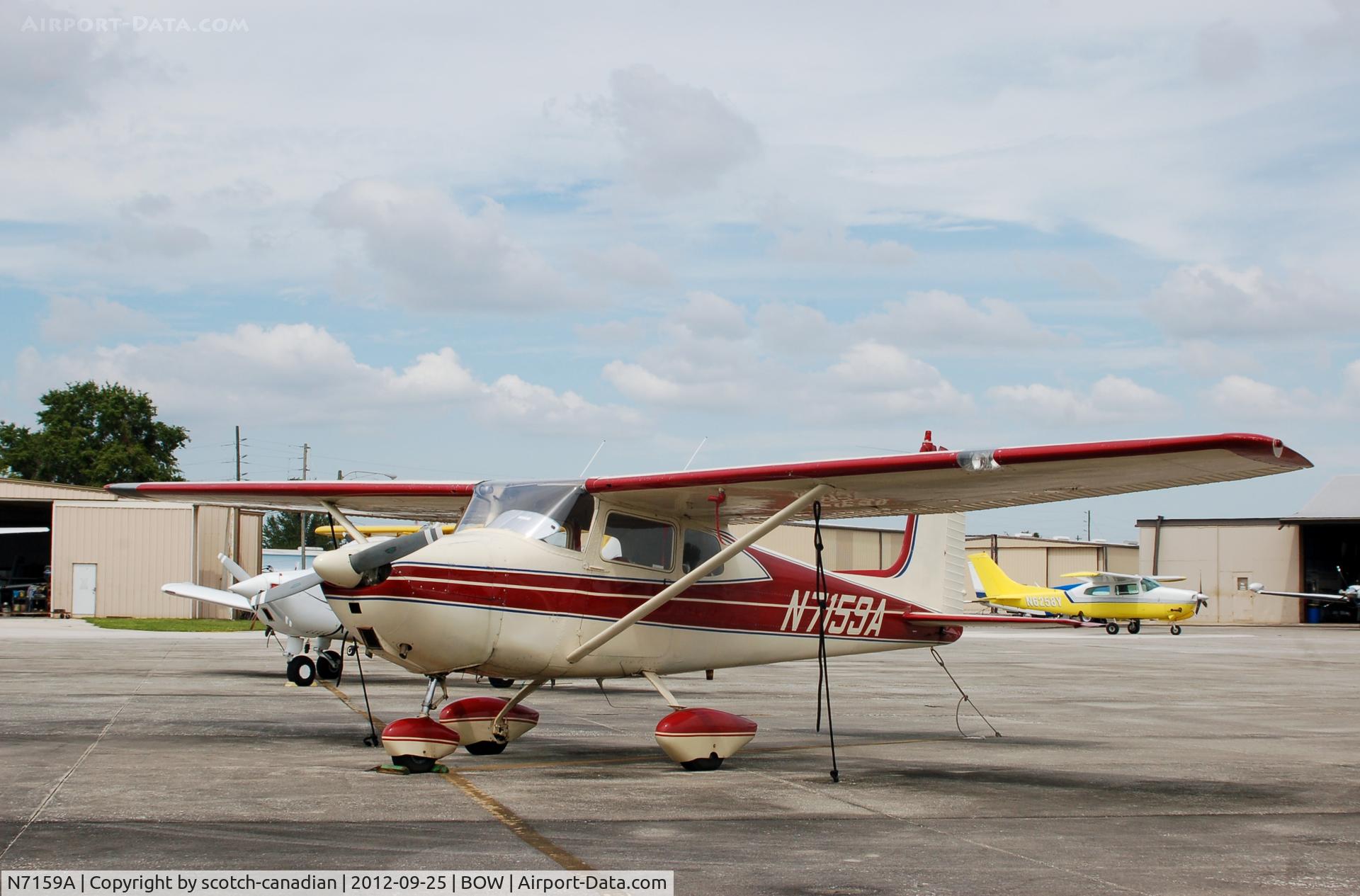 N7159A, 1956 Cessna 172 C/N 29259, 1956 Cessna 172 Skyhawk N7159A at Bartow Municipal Airport, Bartow, FL 