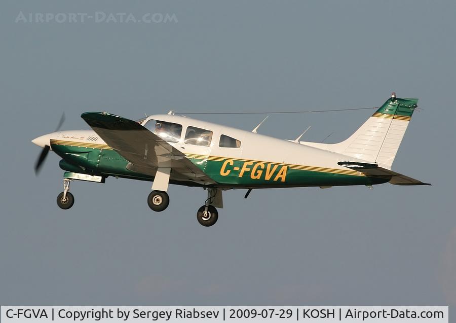 C-FGVA, 1978 Piper PA-28R-201T Cherokee Arrow III C/N 28R-7803086, AirVenture 2009