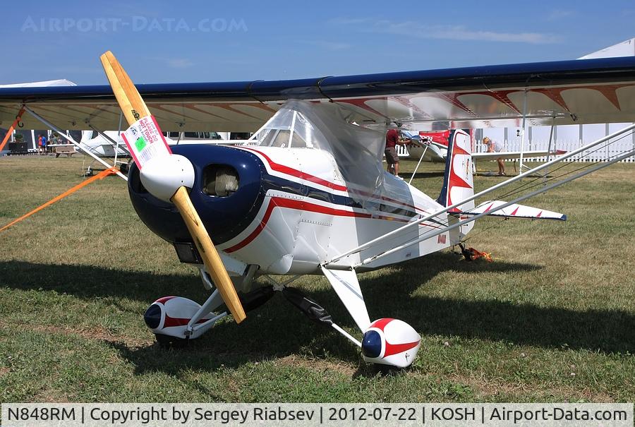 N848RM, Pober P-9 Pixie C/N 1008, AirVenture 2012