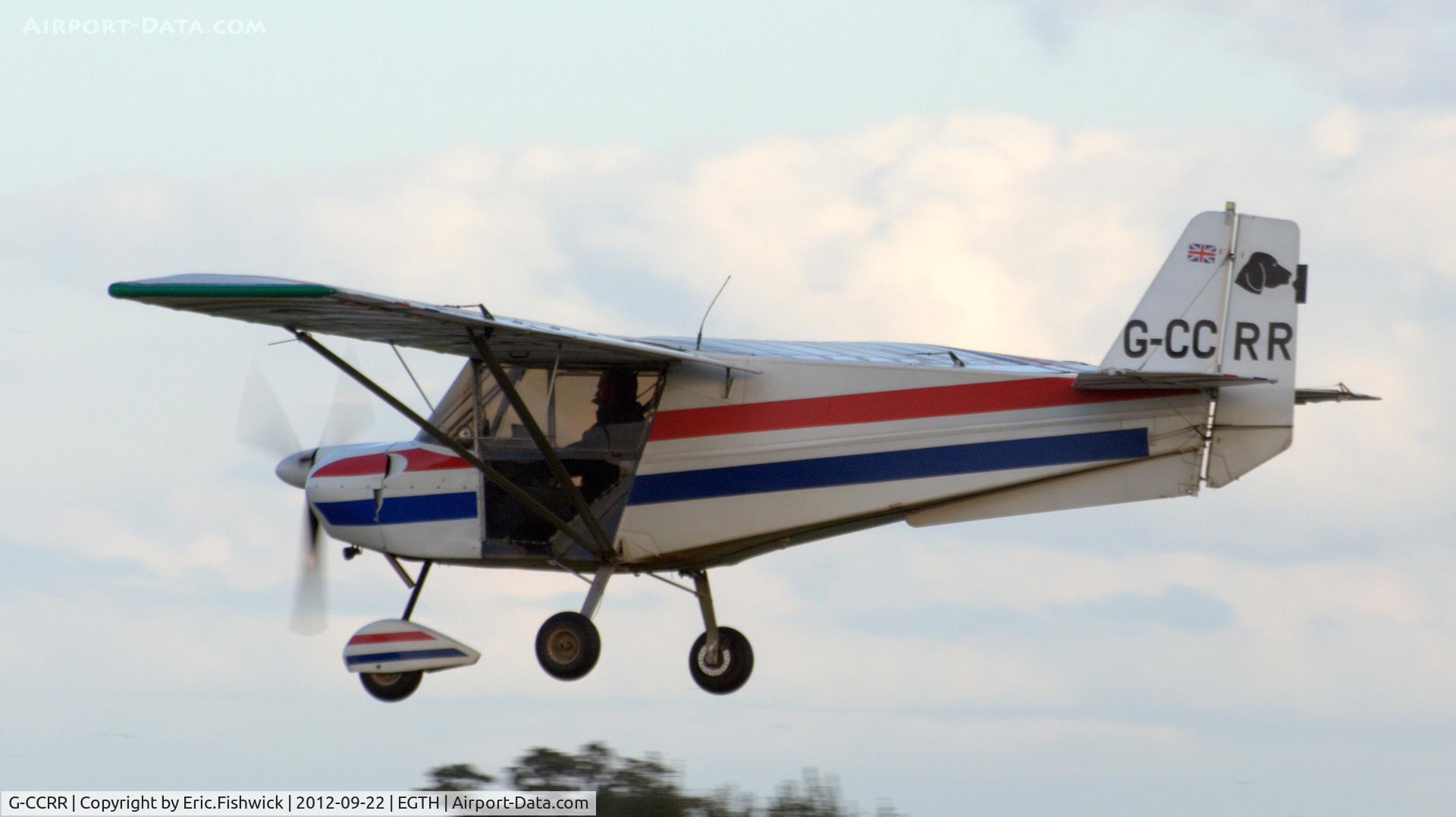 G-CCRR, 2004 Best Off Skyranger 912(1) C/N BMAA/HB/329, 41. G-CCRR departing Shuttleworth Uncovered - Air Show, Sept. 2012.