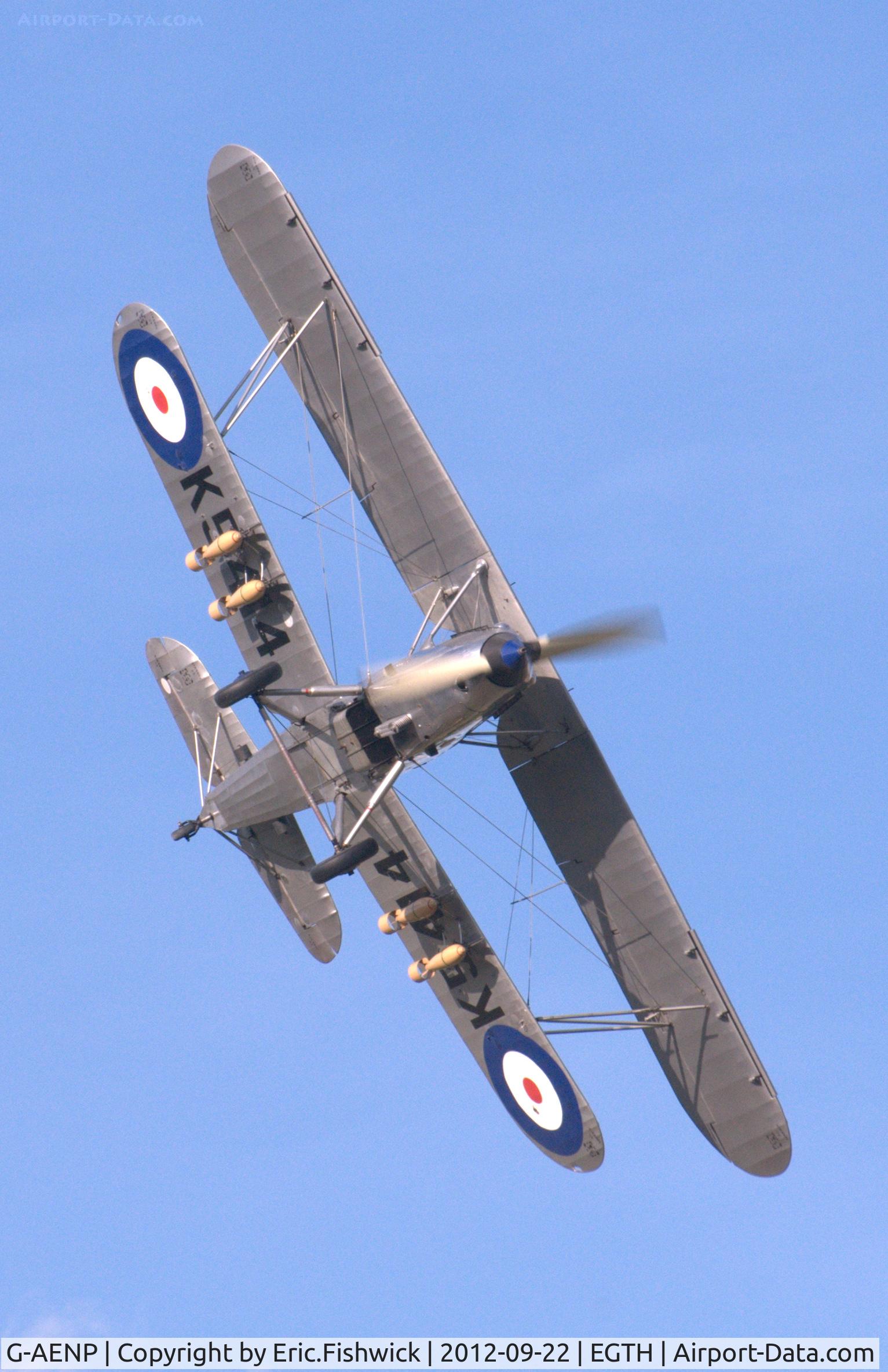 G-AENP, 1935 Hawker Hind C/N 41H/81902, 44. G-AEPN at Shuttleworth Uncovered - Air Show, Sept. 2012.