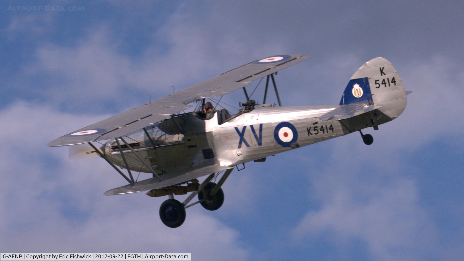 G-AENP, 1935 Hawker Hind C/N 41H/81902, 41. G-AENP at Shuttleworth Uncovered - Air Show, Sept. 2012.