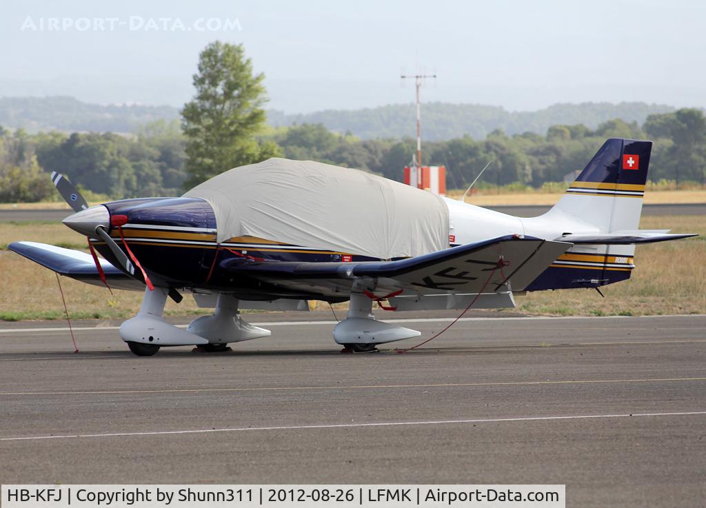 HB-KFJ, 2000 Robin DR-400-500 President C/N 26, Parked at the Airclub