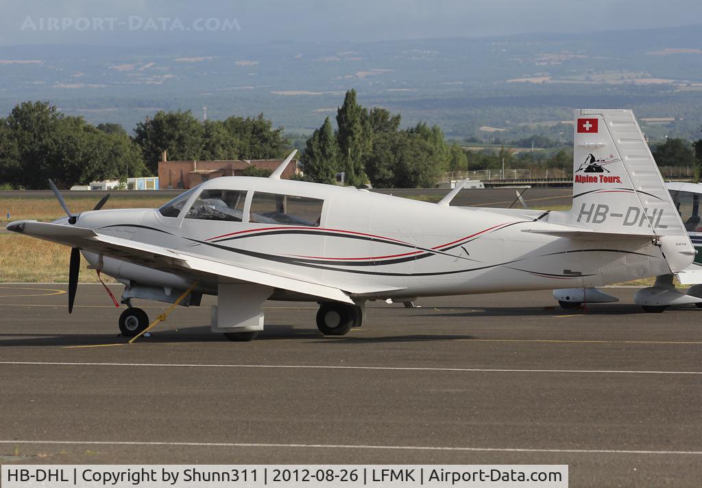 HB-DHL, 1988 Mooney M20J 201 C/N 24-1685, Parked at the Airclub