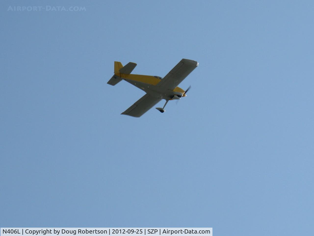 N406L, 2008 Vans RV-6 C/N 936, Provo PROVO 6, Lycoming O-320 160 Hp, takeoff climb Rwy 22