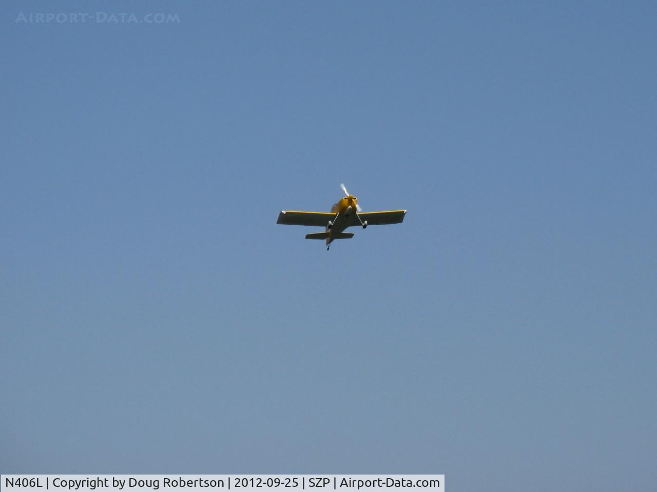 N406L, 2008 Vans RV-6 C/N 936, Provo PROVO 6, Lycoming O-320 160 Hp, takeoff climb Rwy 22
