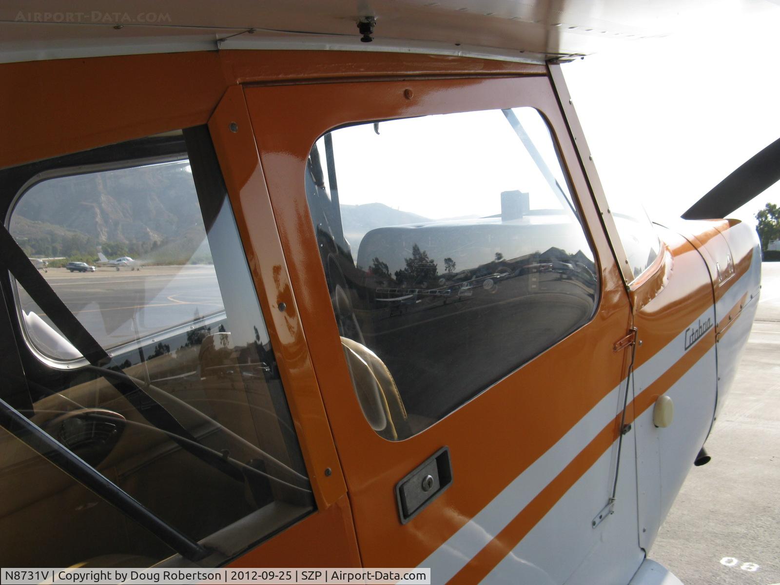 N8731V, 1975 Bellanca 7ECA Citabria C/N 1103-75, 1975 Bellanca 7ECA CITABRIA, Lycoming O-235 115 Hp, quick-release door for emergency exit, hopefully while wearing a parachute (CITABRIA is AIRBATIC backwards)