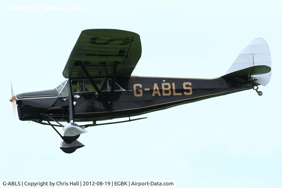 G-ABLS, 1931 De Havilland DH.80A Puss Moth C/N 2164, at the 2012 Sywell Airshow