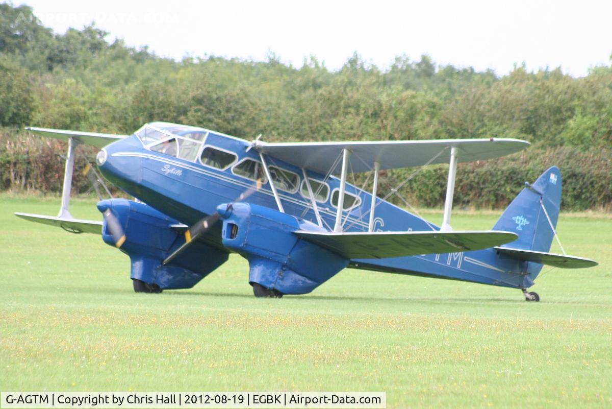 G-AGTM, 1944 De Havilland DH-89A Dominie/Dragon Rapide C/N 6746, at the 2012 Sywell Airshow
