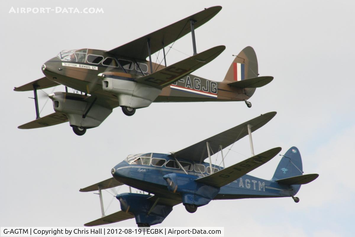 G-AGTM, 1944 De Havilland DH-89A Dominie/Dragon Rapide C/N 6746, at the 2012 Sywell Airshow