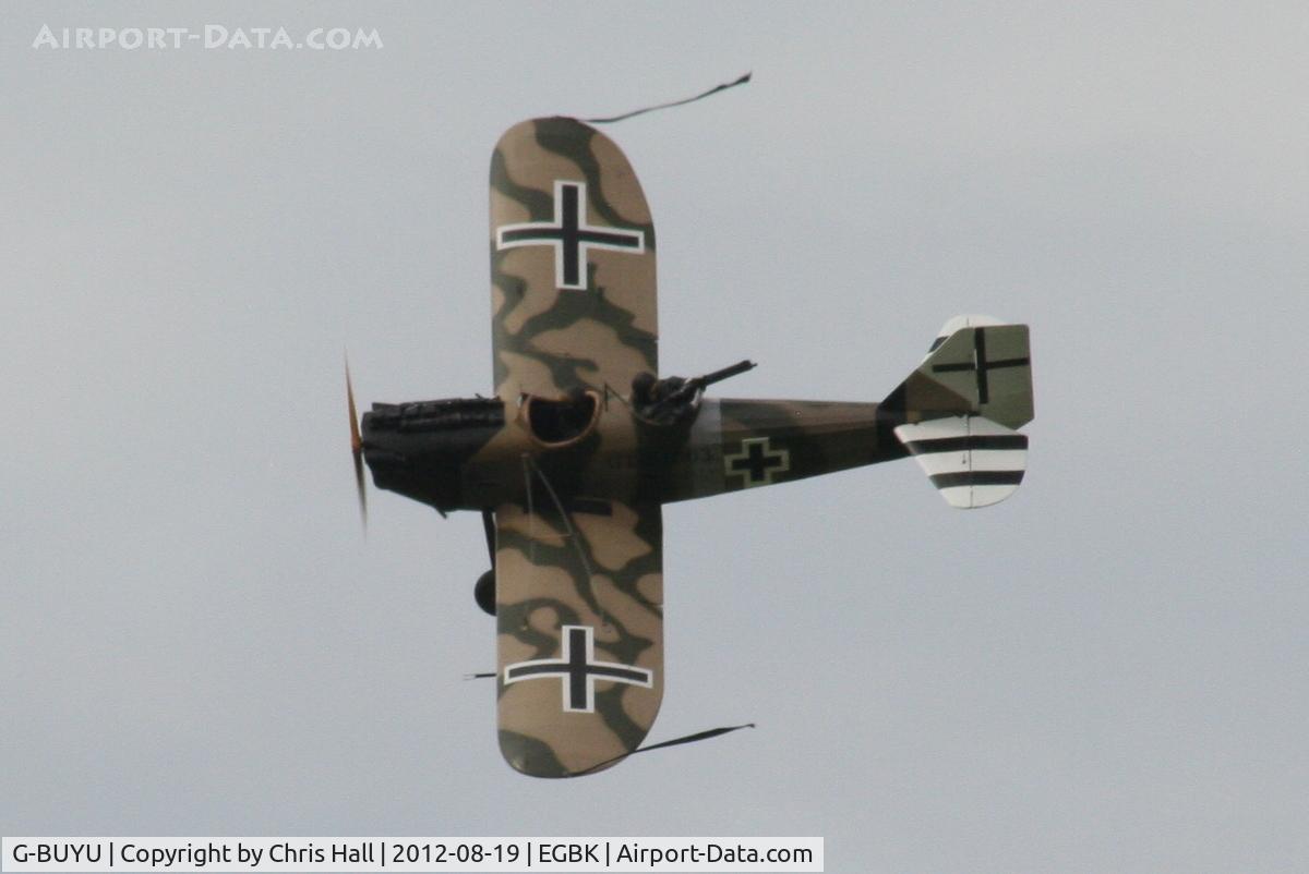 G-BUYU, 1995 Bowers Fly Baby 1A C/N PFA 016-12222, at the 2012 Sywell Airshow