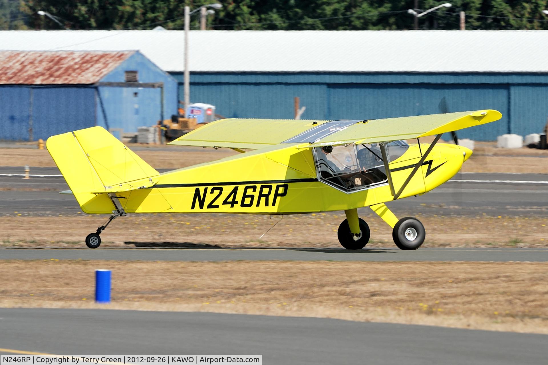 N246RP, 2008 Rans S-6ES Coyote II C/N 04081881, Arlington Washington, General Aviation Airport