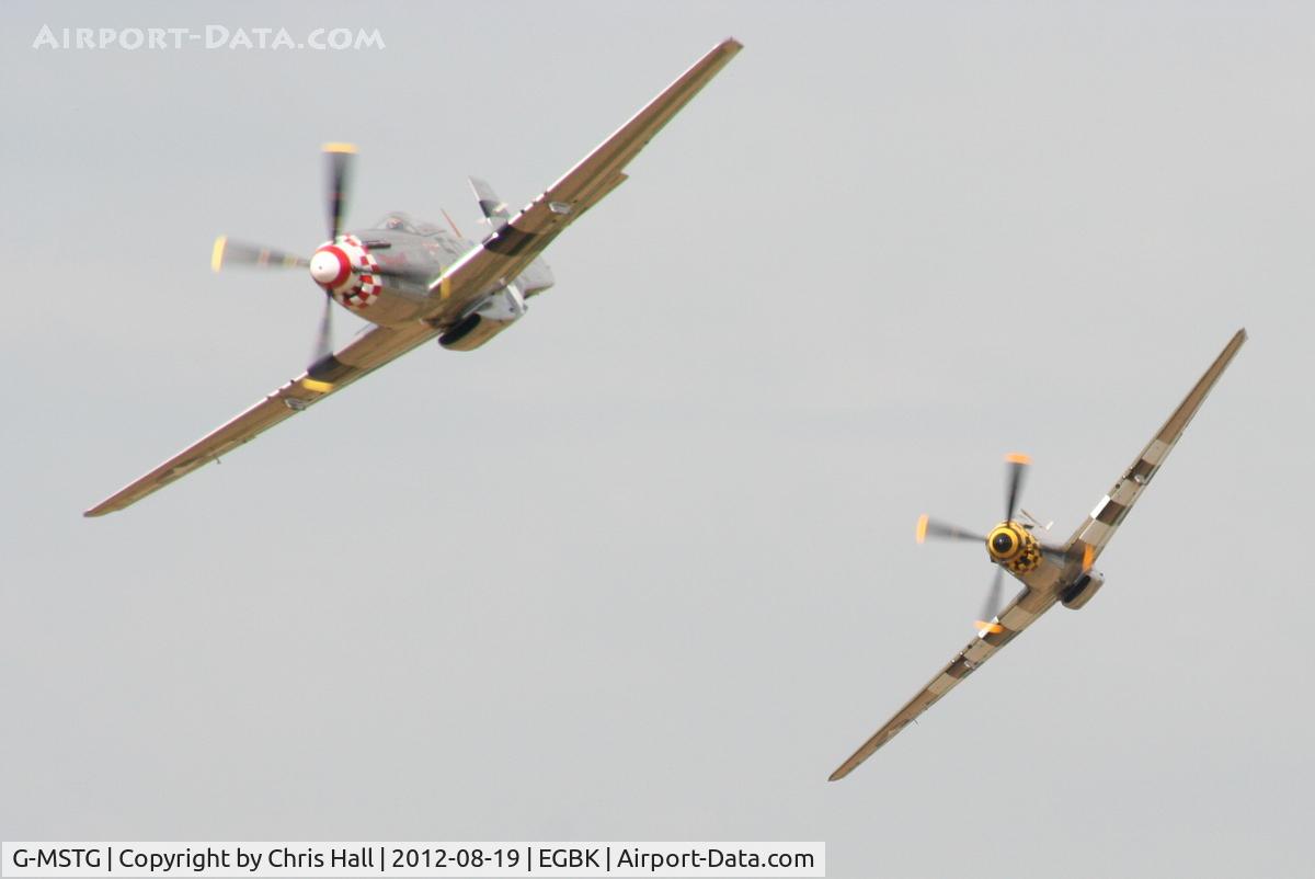 G-MSTG, 1945 North American P-51D Mustang C/N 124-48271, at the 2012 Sywell Airshow