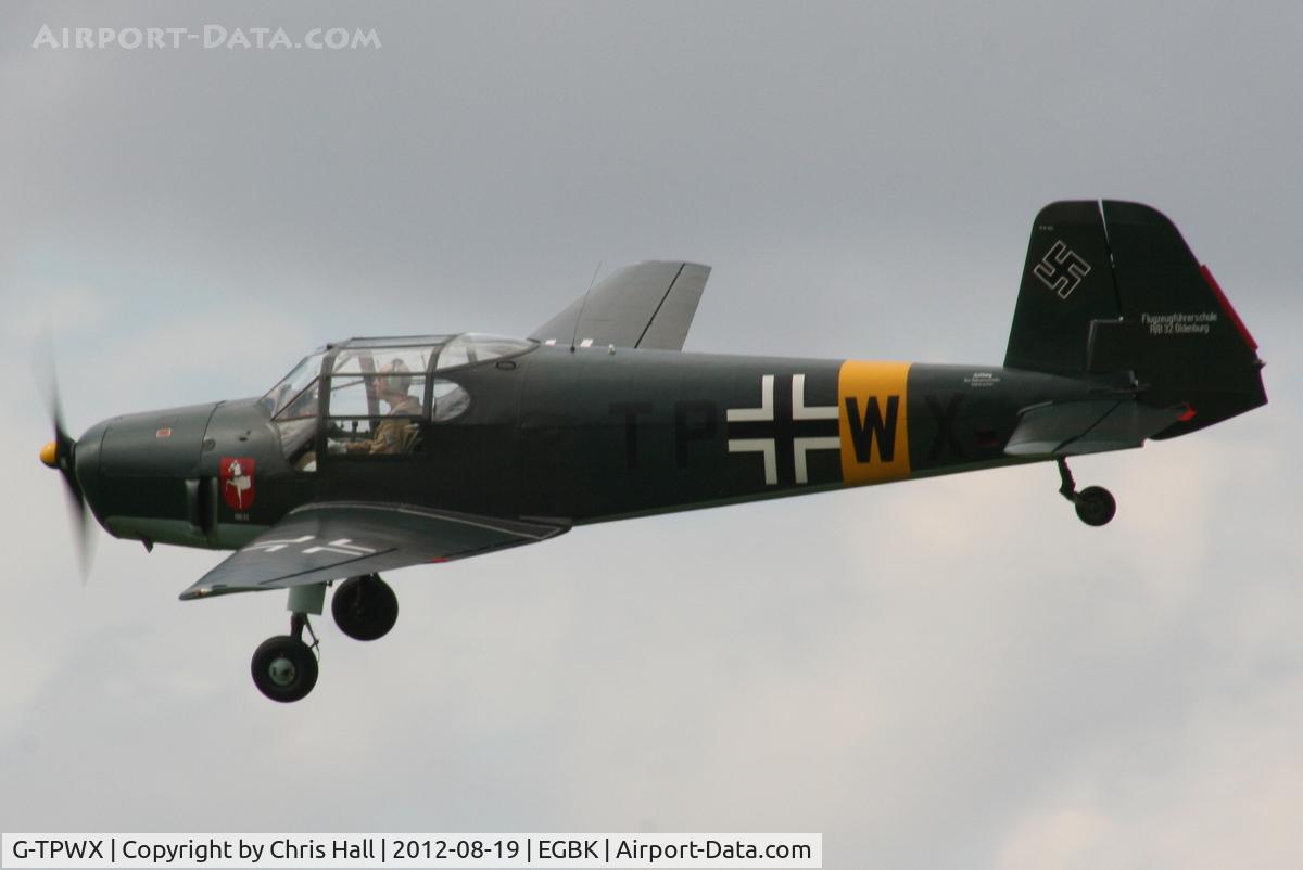 G-TPWX, 1966 Heliopolis Gomhouria Mk.6 (Bu-181) C/N 183, at the 2012 Sywell Airshow
