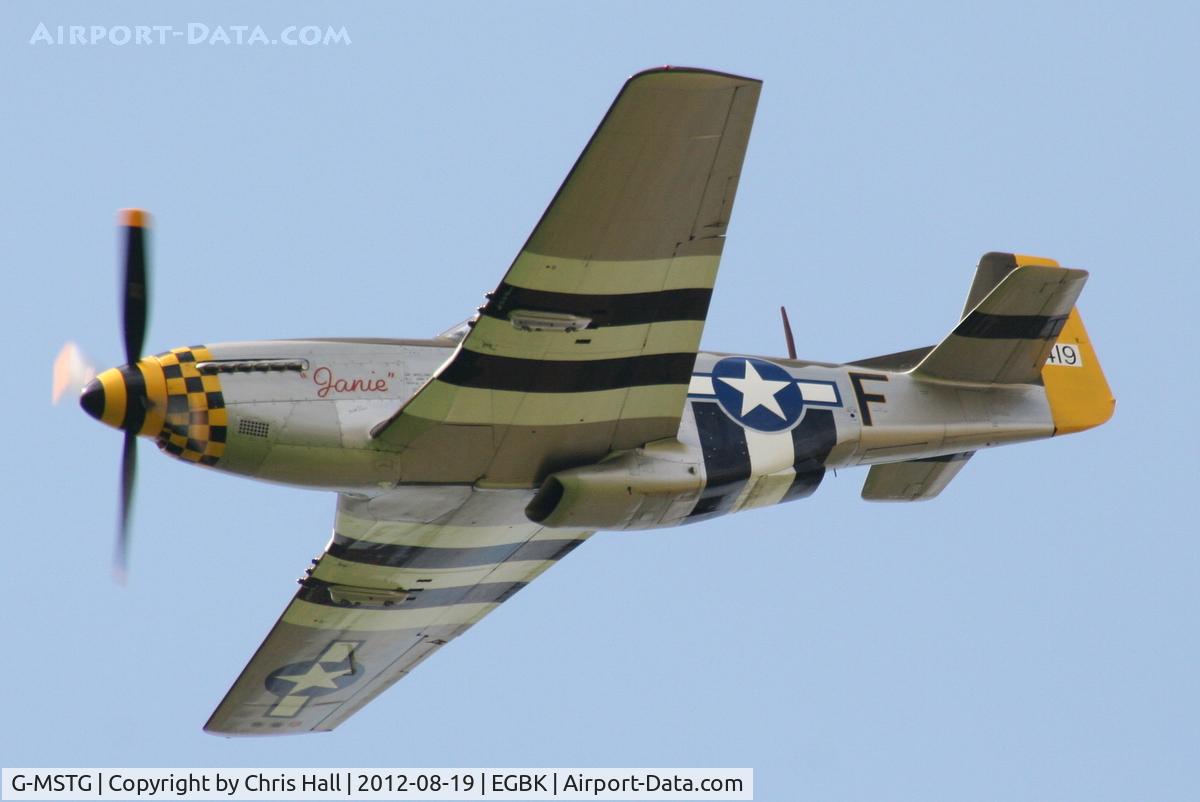 G-MSTG, 1945 North American P-51D Mustang C/N 124-48271, at the 2012 Sywell Airshow
