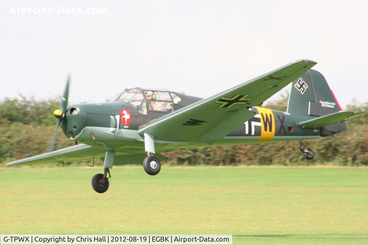 G-TPWX, 1966 Heliopolis Gomhouria Mk.6 (Bu-181) C/N 183, at the 2012 Sywell Airshow