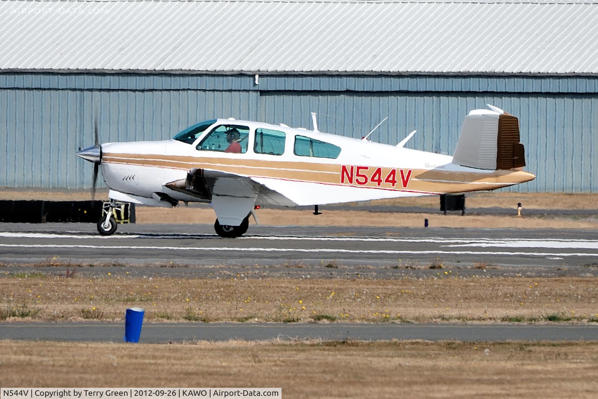 N544V, 1965 Beech S35 Bonanza C/N D-7904, General Aviation Airport