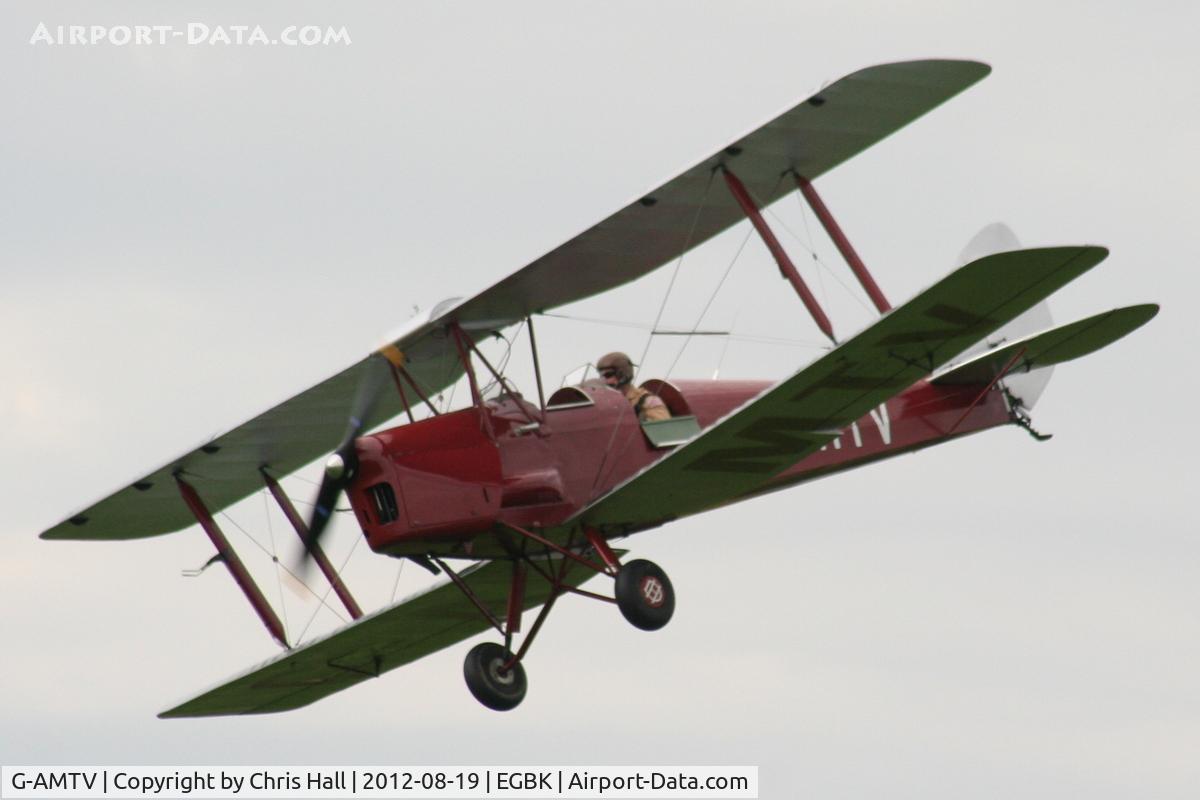 G-AMTV, 1935 De Havilland DH-82A Tiger Moth II C/N 3858, at the 2012 Sywell Airshow