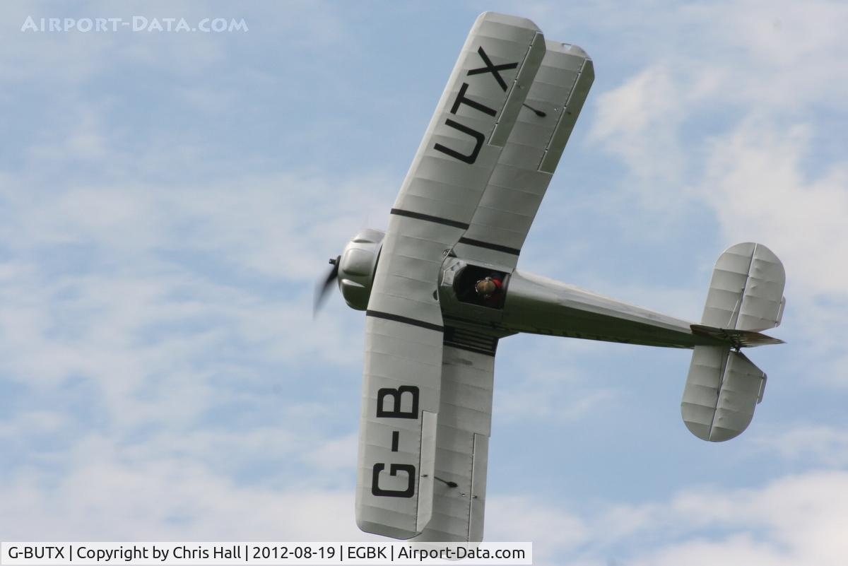 G-BUTX, 1940 Bucker Bu-133C Jungmeister C/N ES.1-4, at the 2012 Sywell Airshow