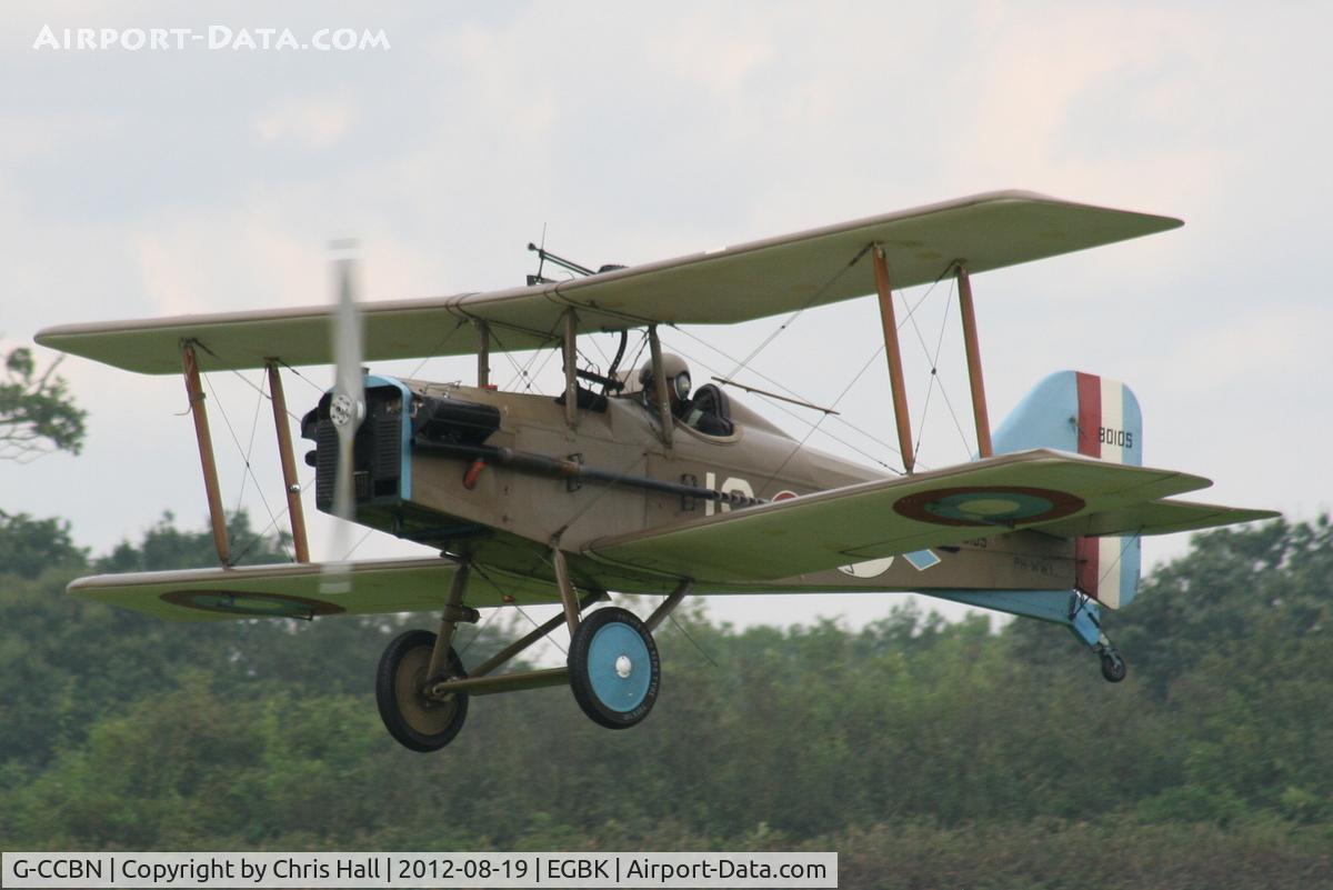 G-CCBN, 1982 Royal Aircraft Factory SE-5A Replica C/N 077246, at the 2012 Sywell Airshow
