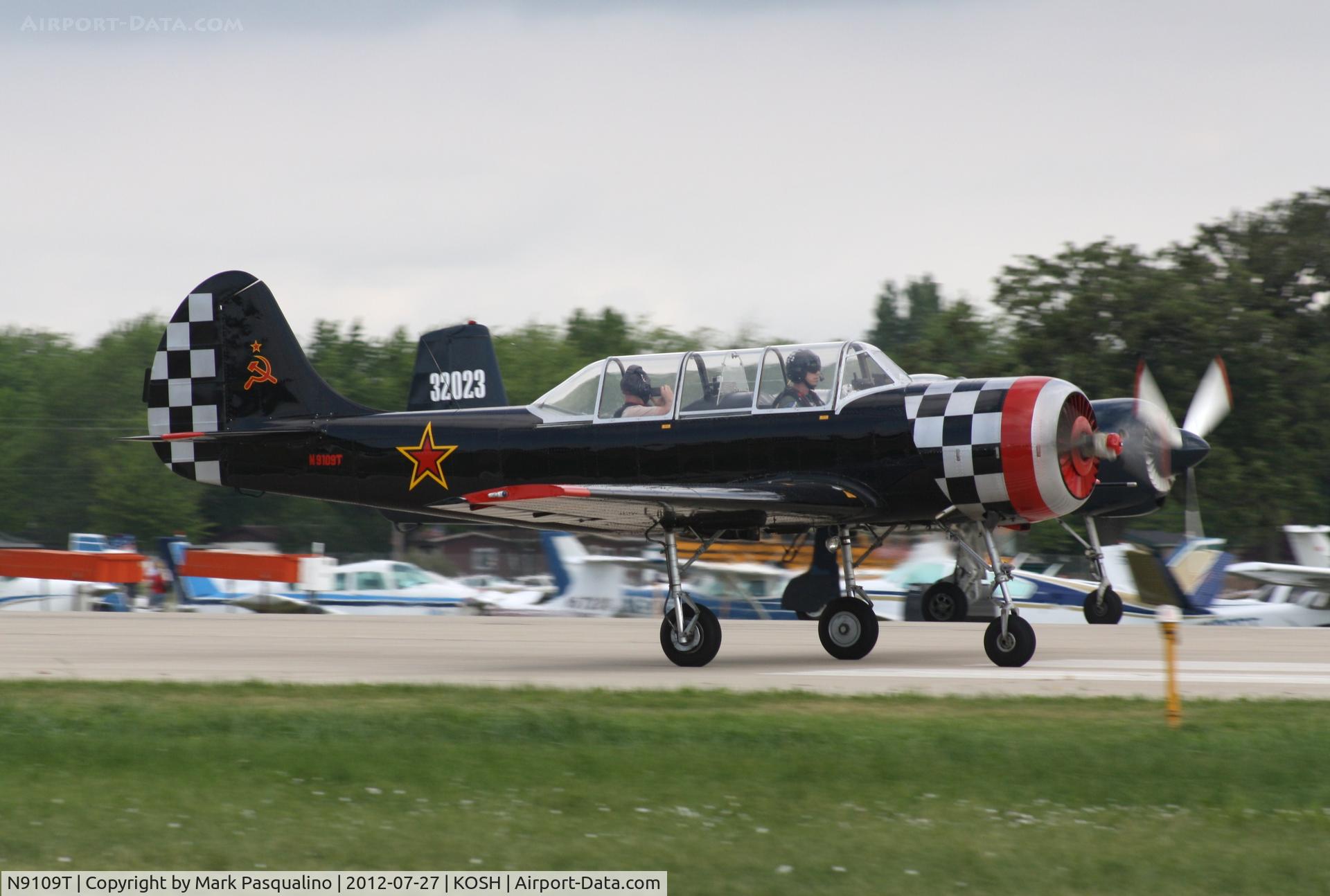 N9109T, 1983 Yakovlev Yak-52 C/N 833606, YAK 52