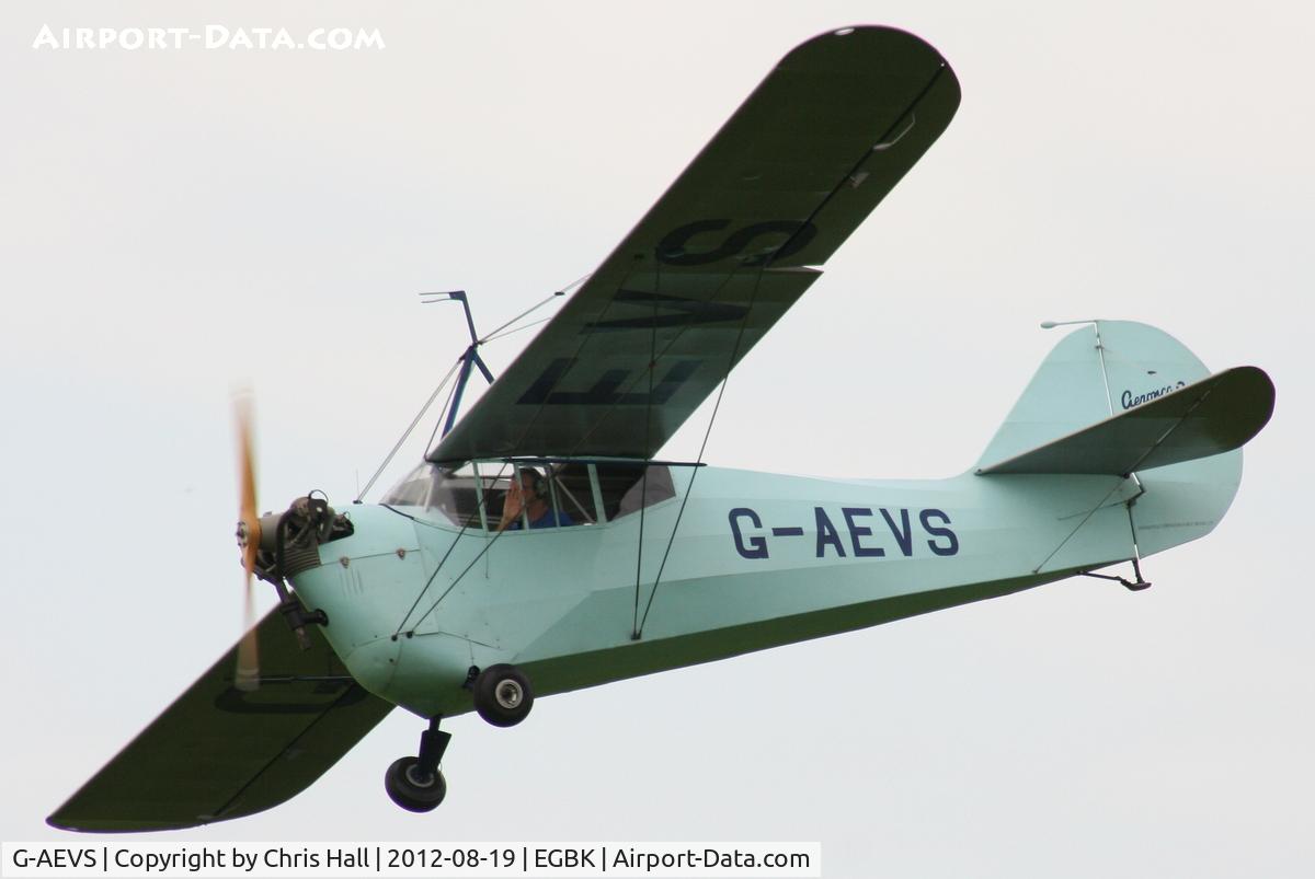 G-AEVS, 1937 Aeronca 100 C/N AB114, at the 2012 Sywell Airshow