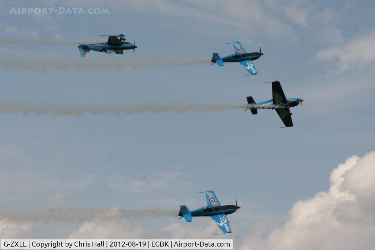 G-ZXLL, 2011 Extra EA-300L C/N 1319, at the 2012 Sywell Airshow