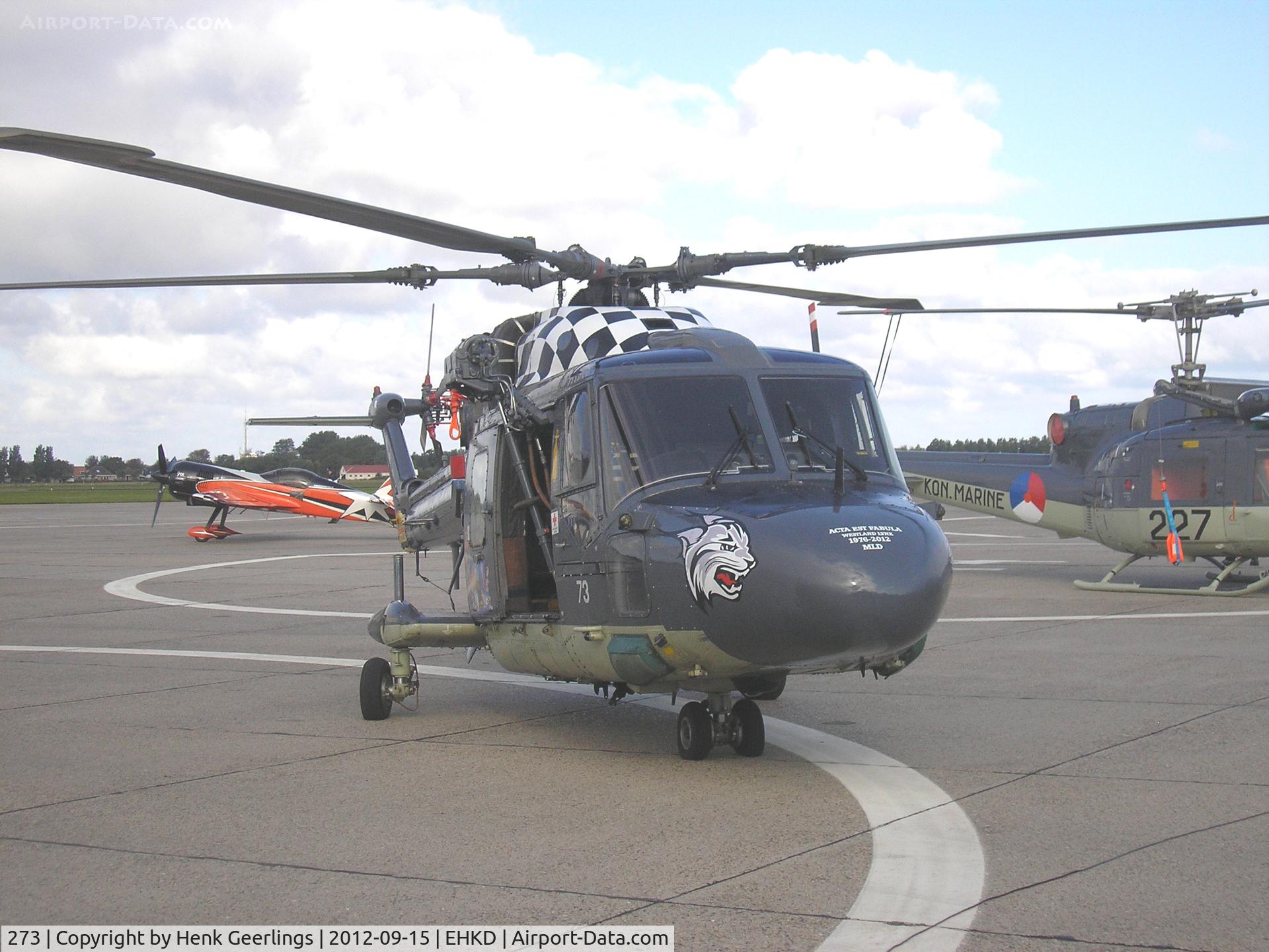 273, 1979 Westland SH-14D Lynx C/N 130, Heldair Air Show , 15 Sep 2012  at Den Helder Airport