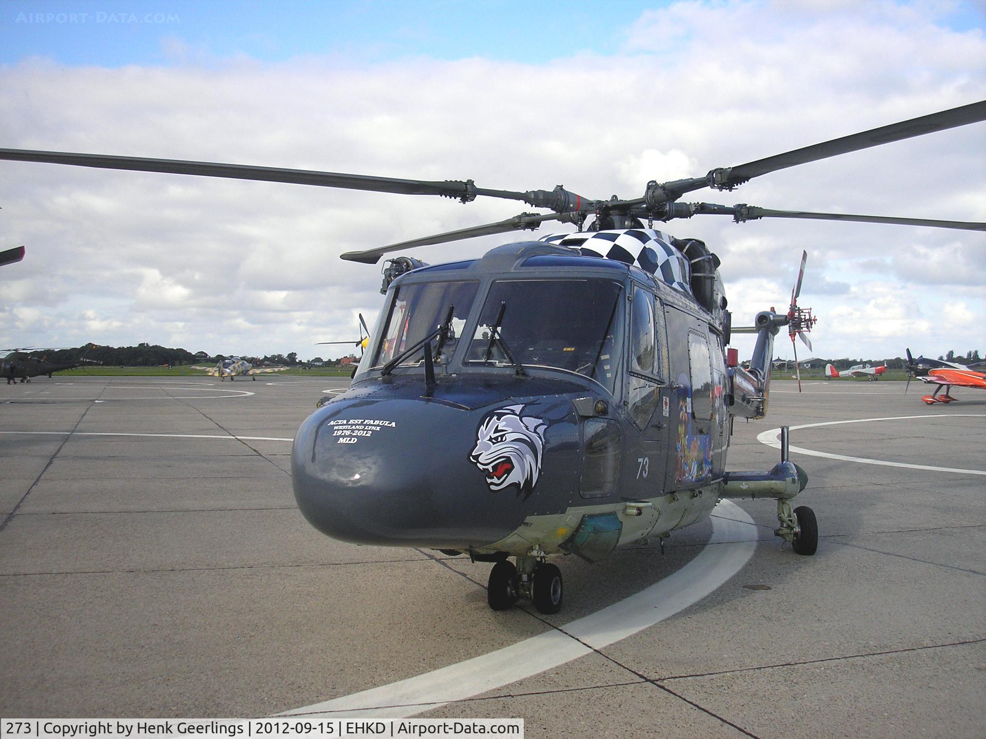 273, 1979 Westland SH-14D Lynx C/N 130, Heldair Air Show , 15 Sep 2012  at Den Helder Airport 

Spl cs