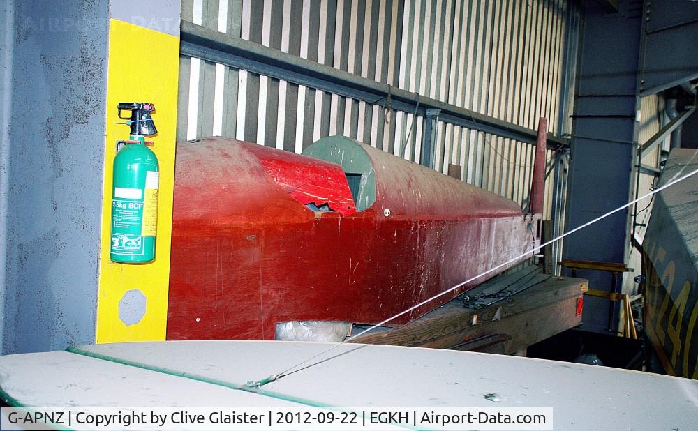G-APNZ, 1959 Rollason Druine D.31 Turbulent C/N PFA 482, Originally owned to, Rollason Aircraft & Engines Ltd in April 1958 and currently in private hands since November 1995