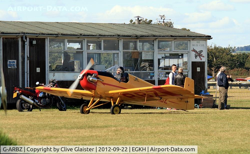 G-ARBZ, 1960 Rollason Druine D.31 Turbulent C/N PFA 553, Originally owned to, Rollason Aircraft & Engines Ltd in May 1960 and currently in private hands since February 2003.
