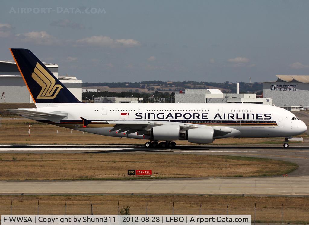 F-WWSA, 2012 Airbus A380-841 C/N 092, C/n 0092 - To be 9V-SKT