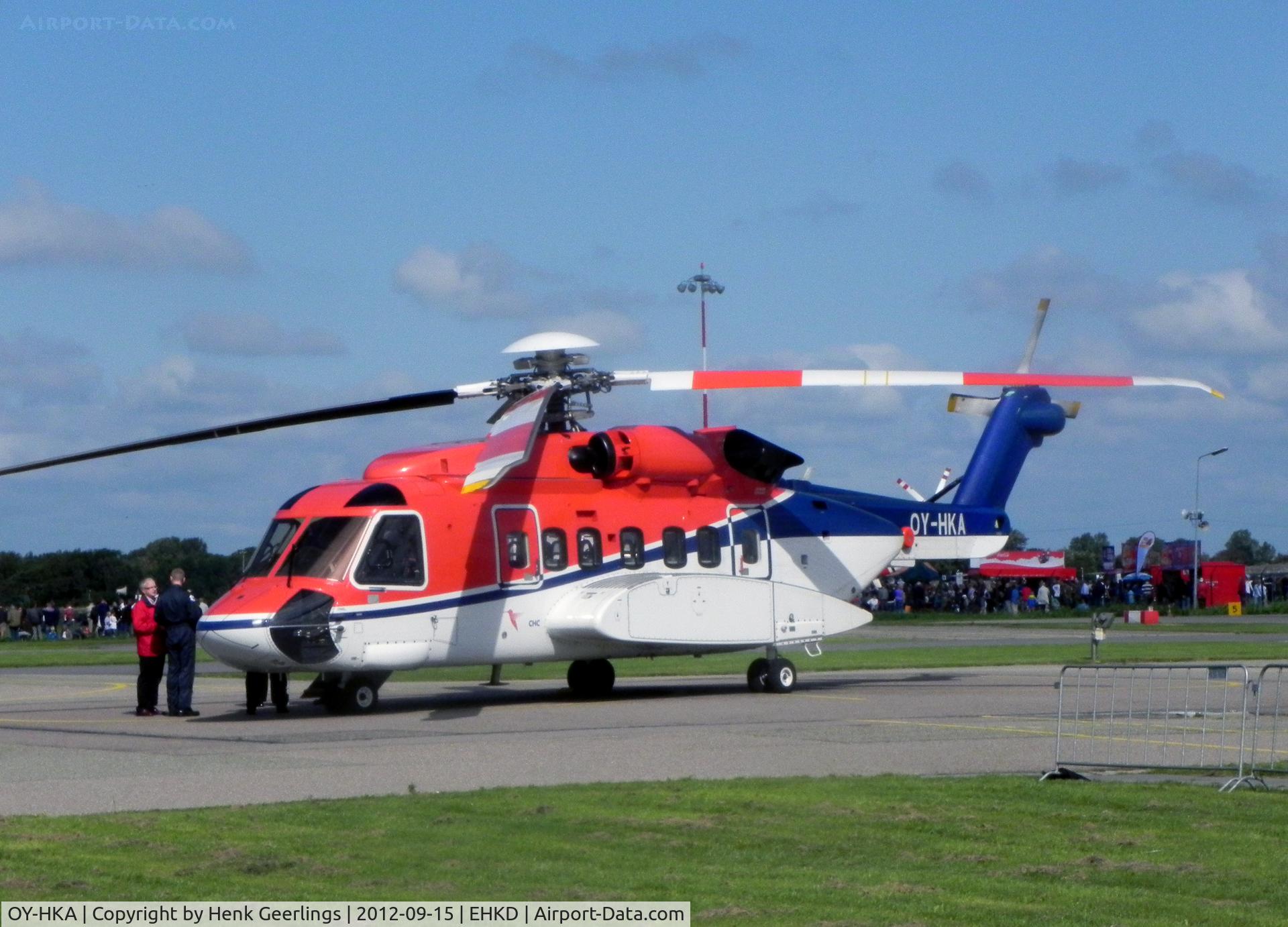 OY-HKA, 2006 Sikorsky S-92A C/N 920046, Heldair Air Show , 15 Sep 2012  at Den Helder Airport 

CHC Denmark